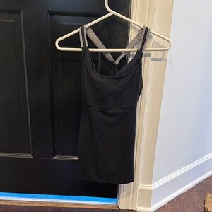 lululemon athletica Black Strappy Workout Tank